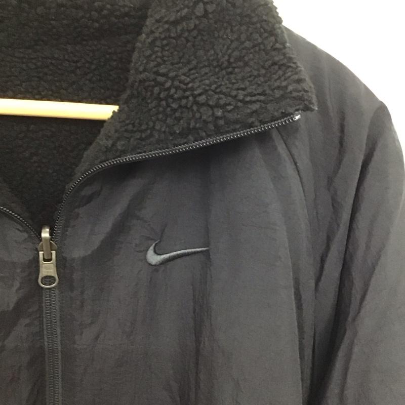 ナイキ NIKE ジャケット、上着 ジャンパー、ブルゾン fq8044-010 NSWWNTRREVフルジップジャケット アウター L ロゴ、文字 黒 / ブラック /  メンズ USED 古着 中古 10146838