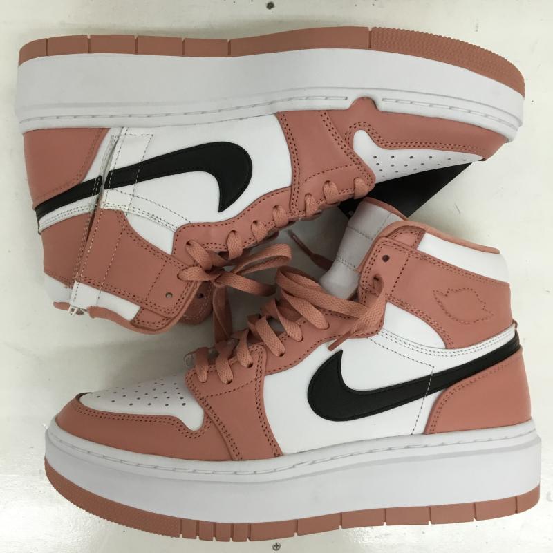 ナイキ NIKE スニーカー スニーカー DN3253-601 Women s Air Jordan 1 High Elevate Red Stardust ウィメンズ エアジョーダン1 ハイ エレベート レッドスターダスト 28.5cm ロゴ、文字 白 / ホワイト / X 桃 / ピンク /  メンズ USED 古着 中古 10124080