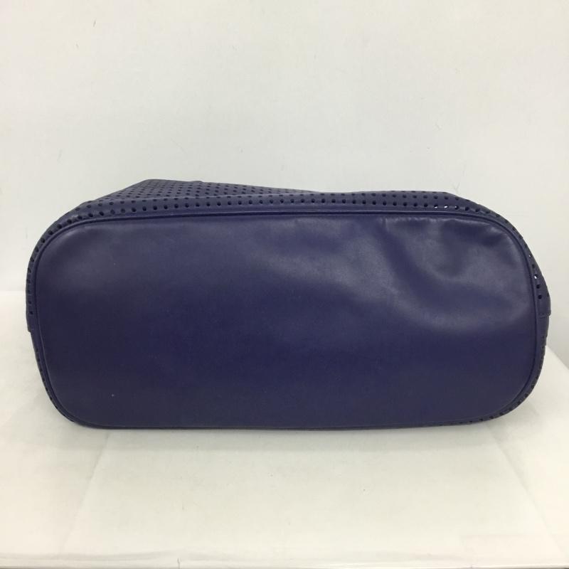 マークバイマークジェイコブス MARC by MARC JACOBS トートバッグ トートバッグ パンチング ロゴ、文字 青 / ブルー /  レディース USED 古着 中古 10137944