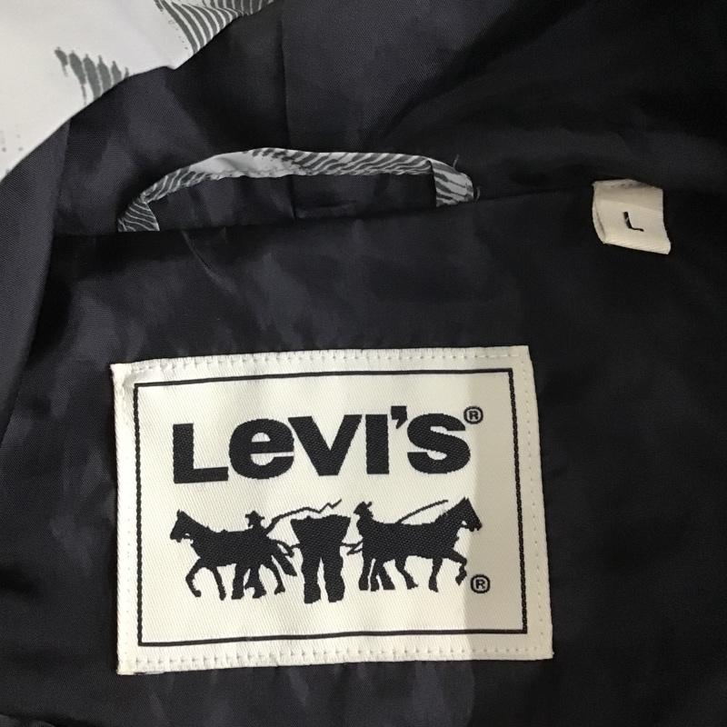 リーバイス Levi s ジャケット、上着 ジャンパー、ブルゾン ジップアップジャケット ジャンパー アウター ナイロンジャケット L カモフラージュ柄・迷彩 カーキ / カーキ /  メンズ USED 古着 中古 10105618