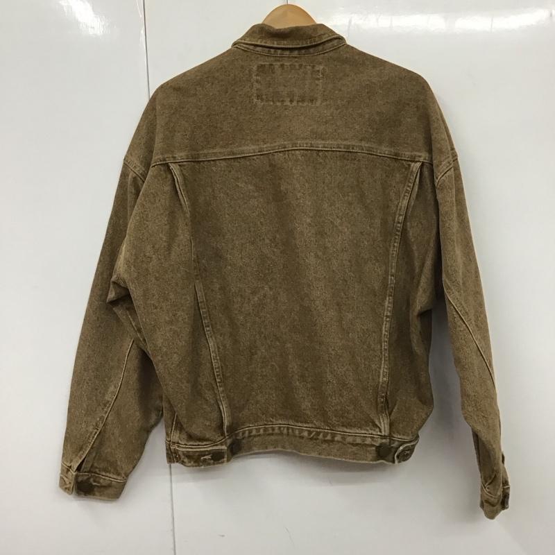 ゲス Guess ジャケット、上着 ジャケット、ブレザー デニムジャケット Gジャン アウター カジュアルジャケット M 無地 茶 / ブラウン /  メンズ USED 古着 中古 10130364