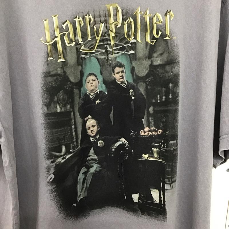 ジーユー GU Tシャツ 半袖 341-355807 グラフィックT ハリーポッタースリザリンTシャツ プリントTシャツ XXL プリント マルチカラー / マルチカラー /  メンズ USED 古着 中古 10140959