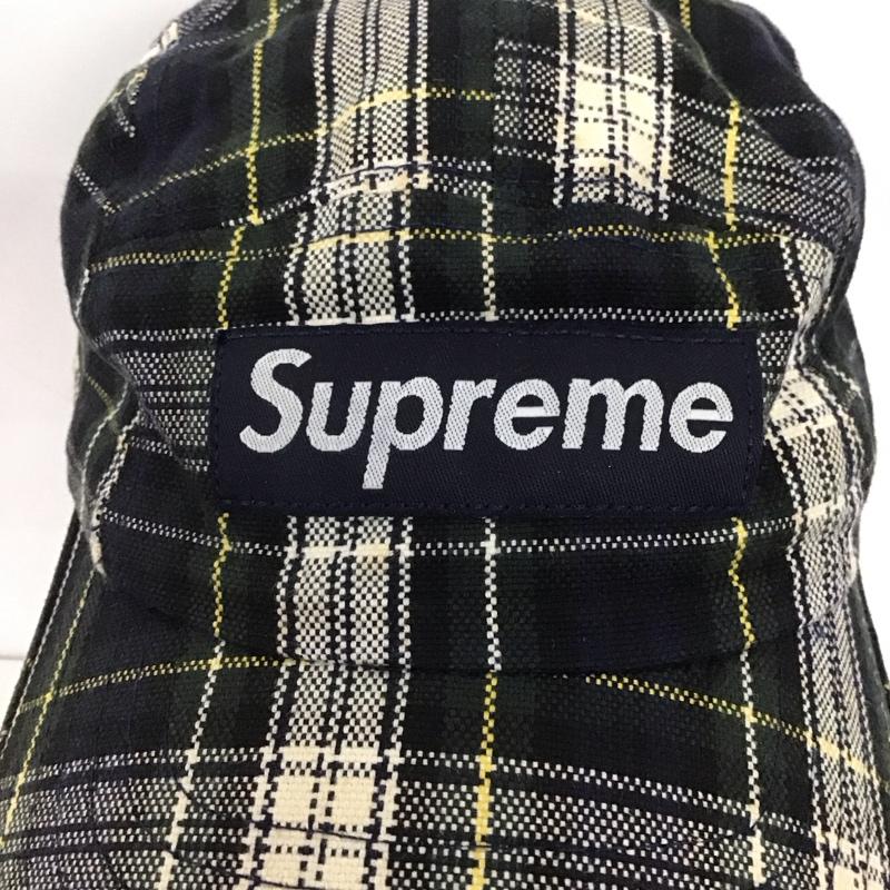 シュプリーム Supreme 帽子 キャップ キャンプキャップ ボックスロゴ チェック ロゴ、文字 マルチカラー / マルチカラー /  メンズ USED 古着 中古 10146090