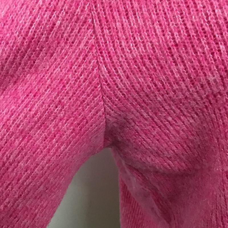 ザラ ZARA ニット、セーター 長袖 長袖ニットカットソー ニット セーター クルーネックニット M 無地 桃 / ピンク /  レディース USED 古着 中古 10124224