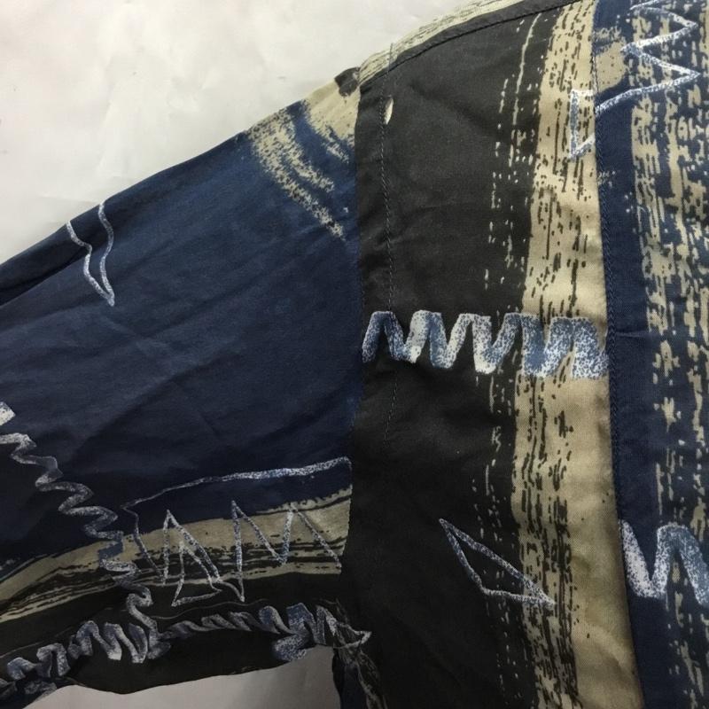 カバンドズッカ CABANE de ZUCCa シャツ、ブラウス 半袖 長袖シャツ カジュアルシャツ カラーシャツ プリントシャツ M 総柄 X プリント マルチカラー / マルチカラー /  メンズ USED 古着 中古 10106439