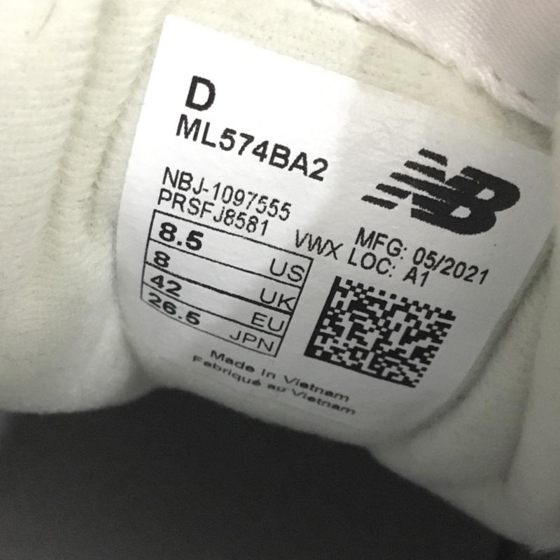ニューバランス New Balance スニーカー スニーカー ML574BA2 26.5cm 26.5cm ロゴ、文字 灰 / グレー /  メンズ USED 古着 中古 10139964