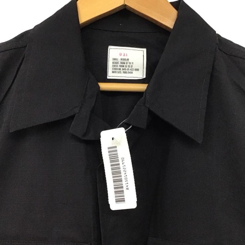ミリタリー ミリタリー ジャケット、上着 ジャケット、ブレザー S 無地 黒 / ブラック /  メンズ USED 古着 中古 10130891
