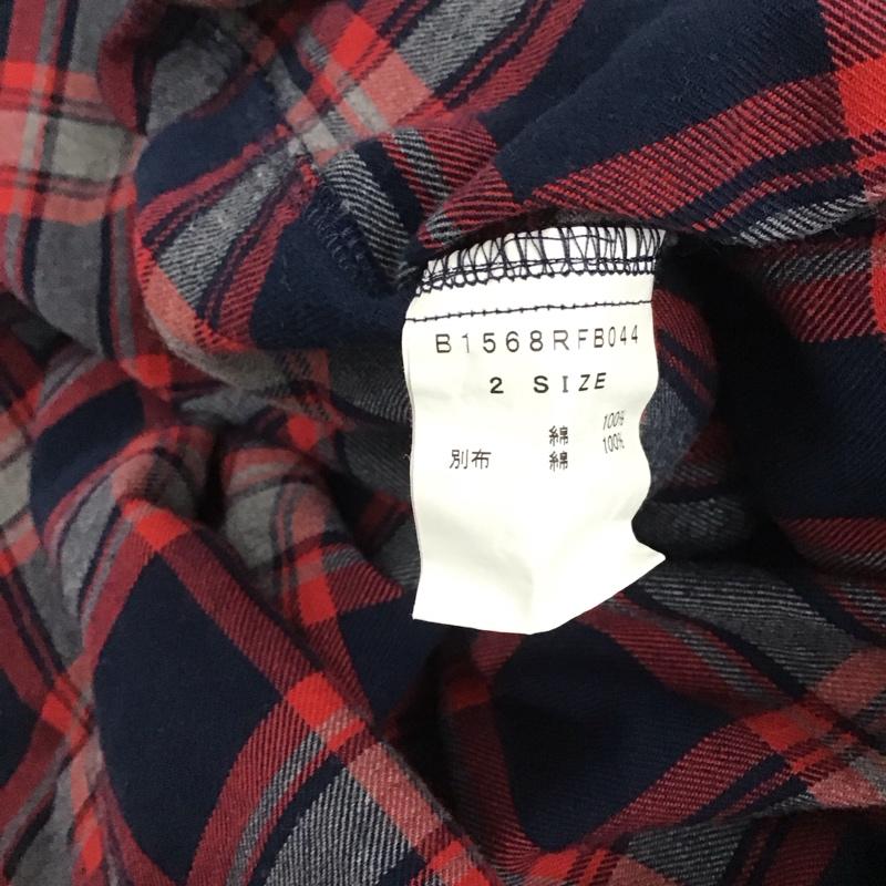 フラボア FRAPBOIS シャツ、ブラウス 長袖 長袖シャツ カラーシャツ 長袖カットソー チェックシャツ 2 チェック マルチカラー / マルチカラー /  メンズ USED 古着 中古 10123969