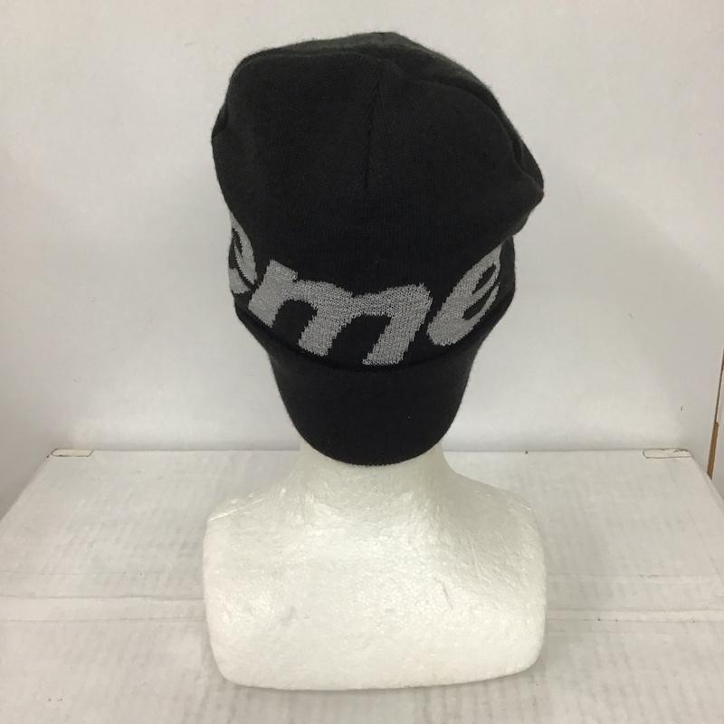 シュプリーム Supreme 帽子 ニット帽 Big Logo Beanie ロゴ、文字 黒 / ブラック /  メンズ USED 古着 中古 10111529