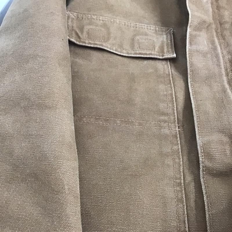 カーハート Carhartt ジャケット、上着 ジャンパー、ブルゾン ジップアップジャケット アウター 古着 カラージャケット M ロゴ、文字 茶 / ブラウン /  メンズ USED 古着 中古 10148154