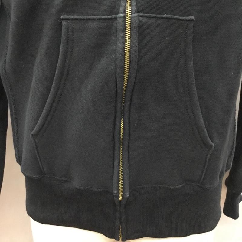 チャンピオン Champion パーカー 長袖 長袖パーカー フード付きパーカー プリントスウェット トレーナー L 無地 黒 / ブラック /  メンズ USED 古着 中古 10121798