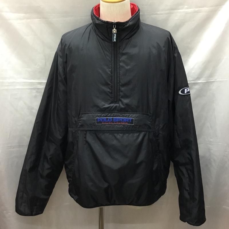 ポロスポーツラルフローレン POLOSPORT ジャケット、上着 ジャケット、ブレザー ジップアップジャケット ジャンパー プルオーバージャケット アウター L ロゴ、文字 赤 / レッド /  メンズ USED 古着 中古 10114849