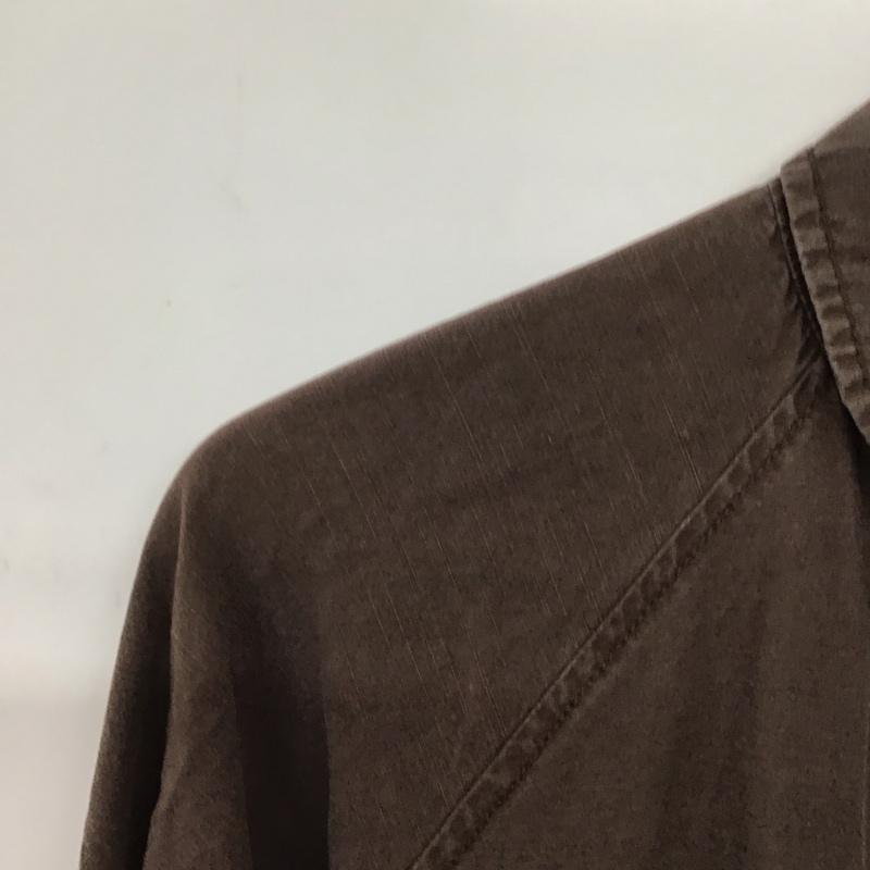 サマンサモスモス Samansa Mos2 ワンピース ロングスカート 1303845 リネン混ラグランワンピコート 長袖 FREE 無地 茶 / ブラウン /  レディース USED 古着 中古 10146418