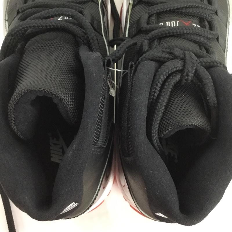 ナイキ NIKE スニーカー スニーカー 378037-061 AIR JORDAN 11 RETRO 26cm 箱有 26.0cm ワンポイント 黒 / ブラック / X 白 / ホワイト / X 赤 / レッド /  メンズ USED 古着 中古 10124203
