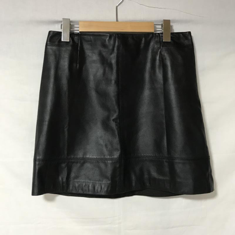 イエナ IENA スカート ミニスカート 40 無地 黒 / ブラック /  レディース USED 古着 中古 10013669