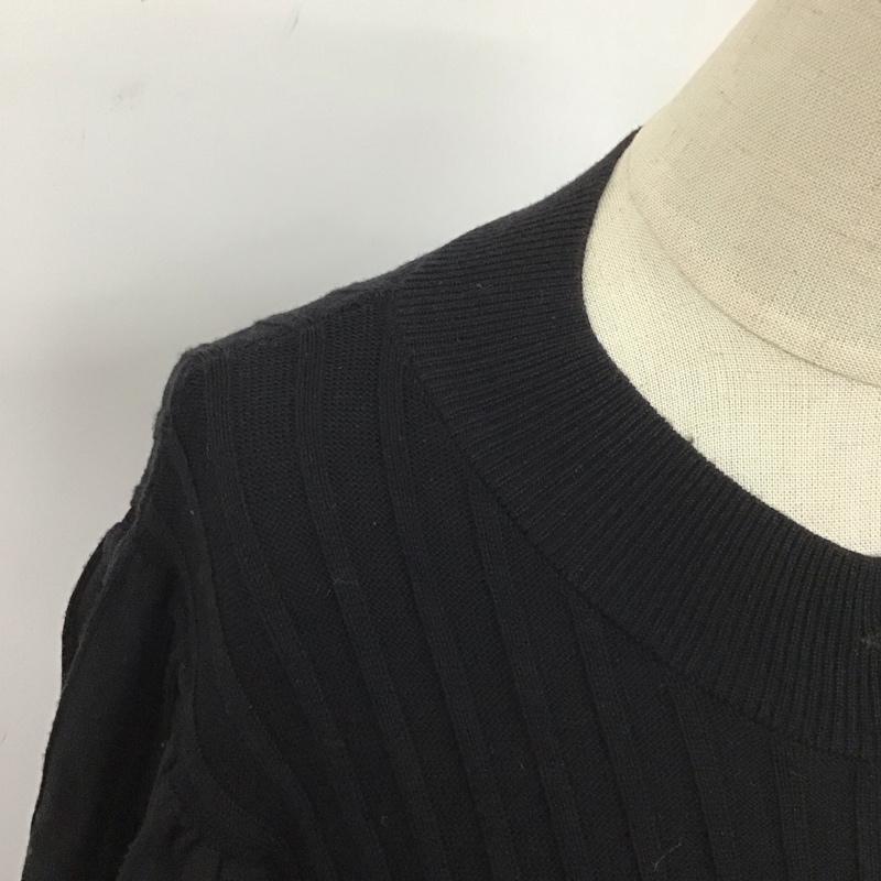 スライ SLY ワンピース ロングスカート 030fsz73-3070 ワンピース 長袖ニットワンピース 2 無地 黒 / ブラック /  レディース USED 古着 中古 10124581