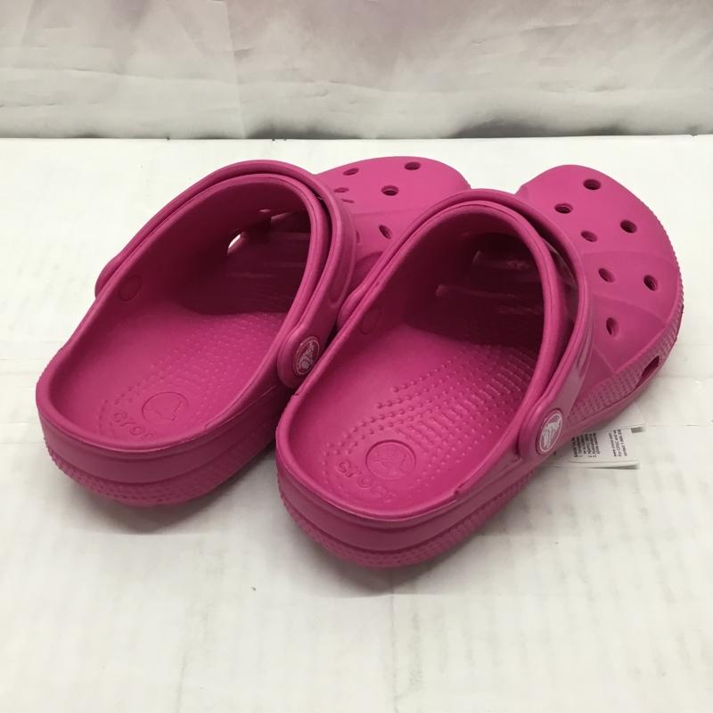 クロックス crocs シューズ シューズ 15908-670 ralen clog K 19.5cm キッズ 19.5cm ロゴ、文字 桃 / ピンク /  ガールズ USED 古着 中古 10110664