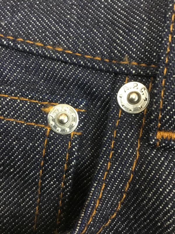 アーペーセー A.P.C. パンツ デニム、ジーンズ 30インチ 無地 紺 / ネイビー /  メンズ USED 古着 中古 10119973