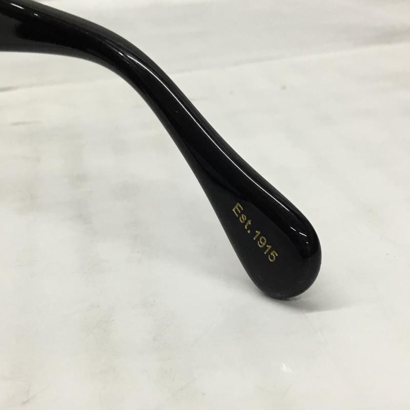 モスコット MOSCOT めがね・サングラス めがね LEMTOSH 49 24-145 ケース付き カラーレンズ 度入り ワンポイント 黒 / ブラック /  メンズ USED 古着 中古 10119099