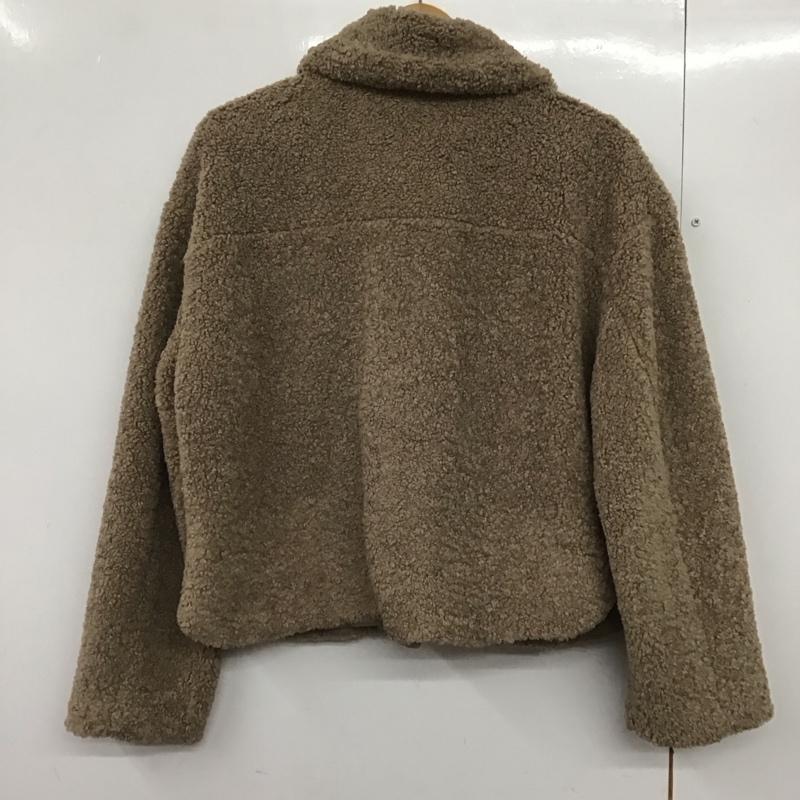 ザラ ZARA ジャケット、上着 ジャンパー、ブルゾン XS 無地 茶 / ブラウン /  レディース USED 古着 中古 10142880