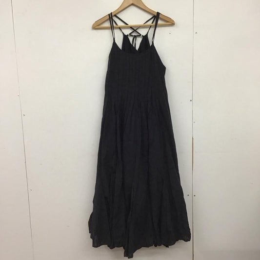 フリークスストア FREAK S STORE ワンピース ロングスカート ロングワンピース ノースリーブワンピース フレアスカート FREE 無地 紺 / ネイビー /  レディース USED 古着 中古 10149097