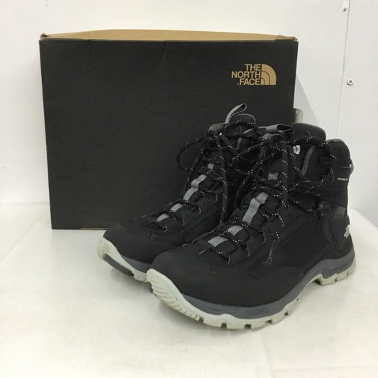 ザノースフェイス THE NORTH FACE アウトドアシューズ アウトドアシューズ NFW52020 W Creston Mid FUTURELIGHT NF0A4NGE トレッキングシューズ 24cm 箱有 24.0cm ロゴ、文字 黒 / ブラック /  レディース USED 古着 中古 10145593