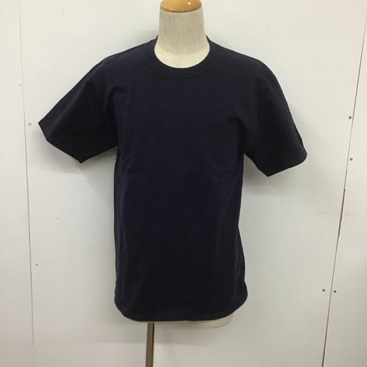 チャンピオン Champion Tシャツ 半袖 半袖カットソー 無地Tシャツ クルーネックカットソー M 無地 紺 / ネイビー /  メンズ USED 古着 中古 10107534