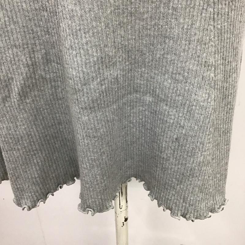 ダズリン dazzlin ワンピース ミニスカート FREE 無地 灰 / グレー /  レディース USED 古着 中古 10121477
