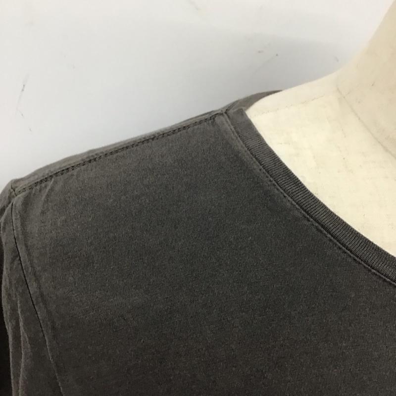 ティーシーエスエス TCSS Tシャツ 半袖 クルーネック S プリント チャコールグレー / チャコールグレー /  メンズ USED 古着 中古 10118093