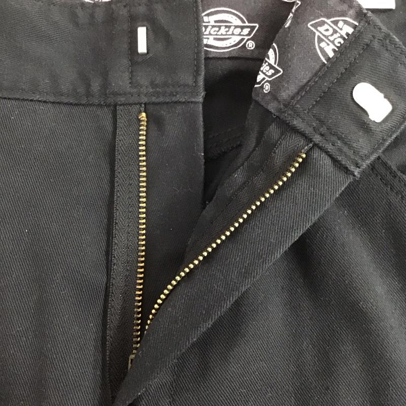 ディッキーズ Dickies パンツ ワークパンツ、ペインターパンツ 34インチ 無地 黒 / ブラック /  メンズ USED 古着 中古 10106662