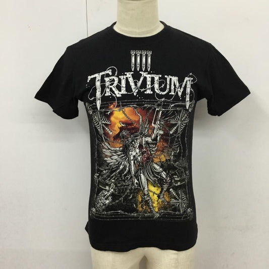 古着 USED Tシャツ 半袖 TRIVIUM バンドTシャツ S プリント 黒 / ブラック /  メンズ USED 古着 中古 10119848