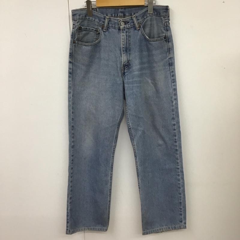 リーバイストラウスアンドコー Levi Strauss & co. パンツ デニム、ジーンズ デニムパンツ ストレートパンツ ワイドパンツ カジュアルパンツ 34 無地 インディゴ / インディゴ /  メンズ USED 古着 中古 10116524