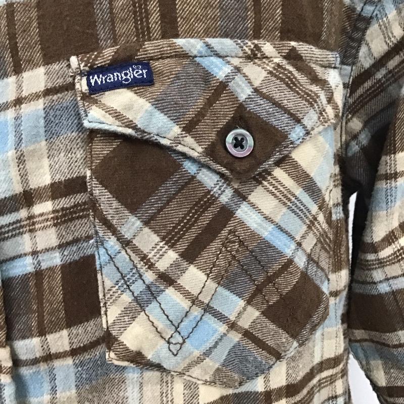 ラングラー Wrangler シャツ、ブラウス 長袖 長袖シャツ チェックシャツ カラーシャツ カジュアルシャツ ポケットシャツ XL チェック マルチカラー / マルチカラー /  メンズ USED 古着 中古 10111628