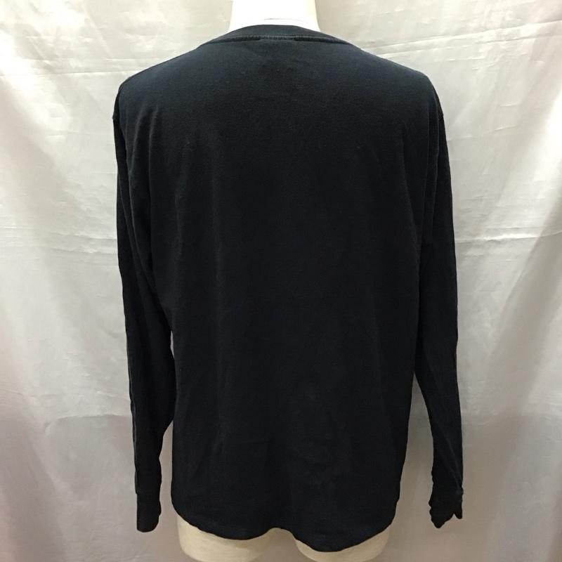 アベイシングエイプ A BATHING APE Tシャツ 長袖 M プリント 黒 / ブラック /  メンズ USED 古着 中古 10122073