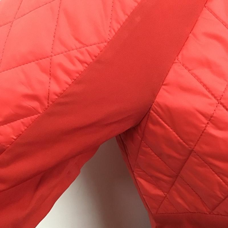 アディダス adidas ジャケット、上着 ジャンパー、ブルゾン M ロゴ、文字 赤 / レッド /  レディース USED 古着 中古 10128359