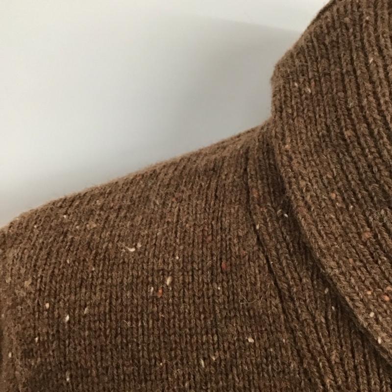 エルエルビーン L.L.Bean ニット、セーター 長袖 S 無地 茶 / ブラウン /  メンズ USED 古着 中古 10111707