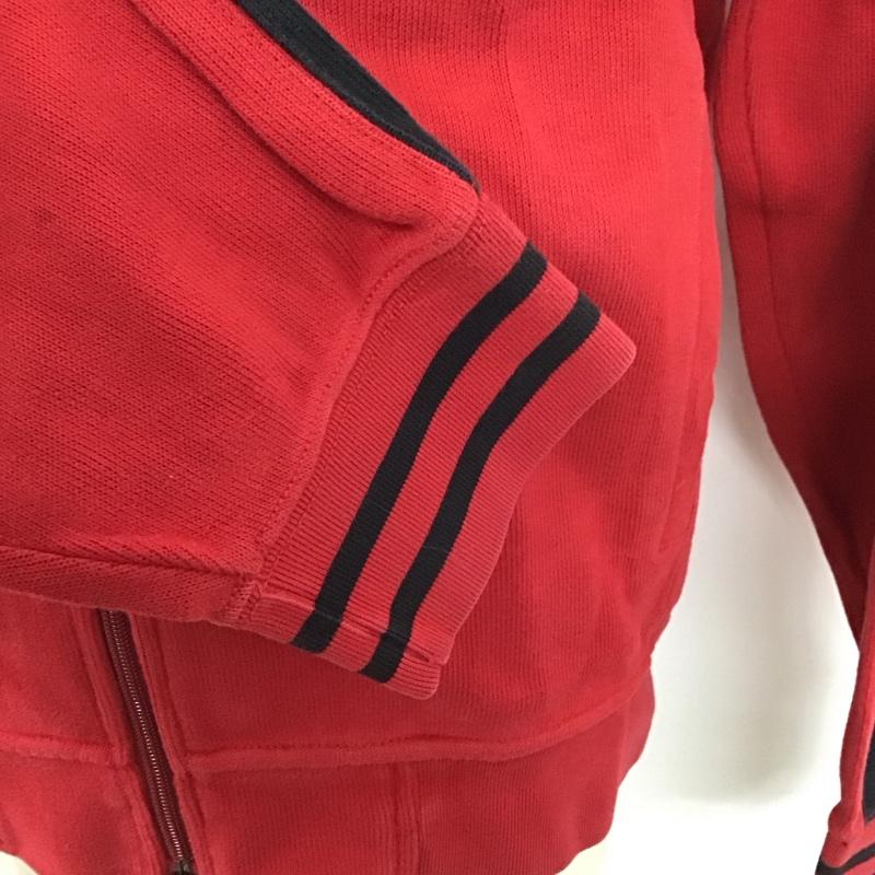 ポロバイラルフローレン Polo by RALPH LAUREN ジャケット、上着 ジャケット、ブレザー ジップアップジャケット ジャンパー ジャケット スタンドカラー アウター L ロゴ、文字 赤 / レッド /  メンズ USED 古着 中古 10123544