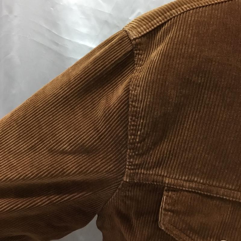 リーバイス Levi s ジャケット、上着 ジャケット、ブレザー 80s コーデュロイジャケット 太畝 ボアジャケット 茶タブ 46 ロゴ、文字 茶 / ブラウン /  メンズ USED 古着 中古 10114893
