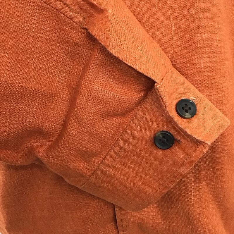 チャップスラルフローレン CHAPSRALPHLAUREN ジャケット、上着 ジャケット、ブレザー 1513-4237 カバーオール 麻 リネン L 無地 橙 / オレンジ /  メンズ USED 古着 中古 10123298