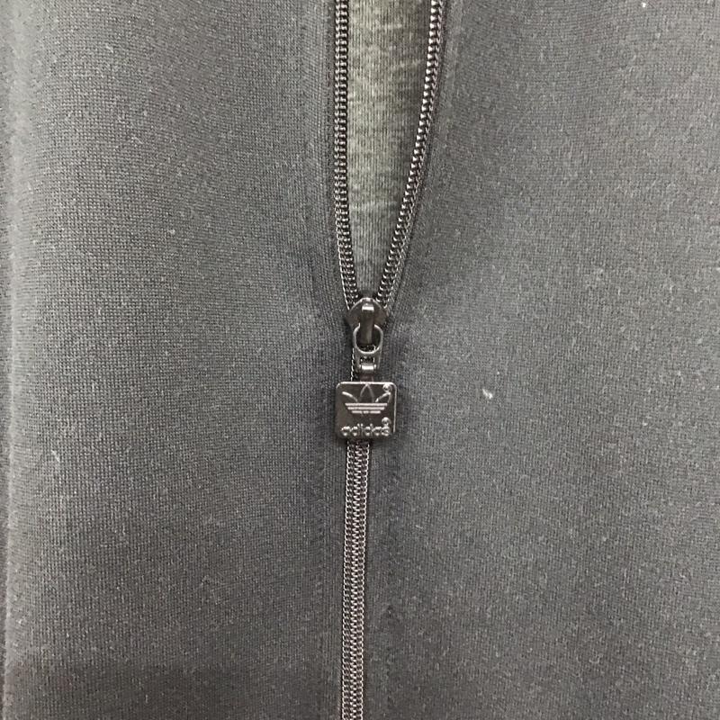 アディダス adidas ジャケット、上着 ジャンパー、ブルゾン bk5921 SSTTRACKTOP ジャージ ジップアップジャケット L ロゴ、文字 黒 / ブラック /  メンズ USED 古着 中古 10145245