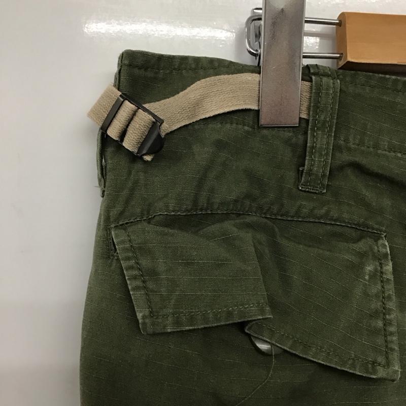 ミリタリー ミリタリー パンツ ワークパンツ、ペインターパンツ ミリタリーパンツ ワイドパンツ カジュアルパンツ M 無地 カーキ / カーキ /  メンズ USED 古着 中古 10142430