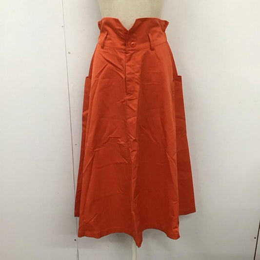 ジーナシス JEANASIS スカート ロングスカート js050230ad FREE 無地 橙 / オレンジ /  レディース USED 古着 中古 10121259