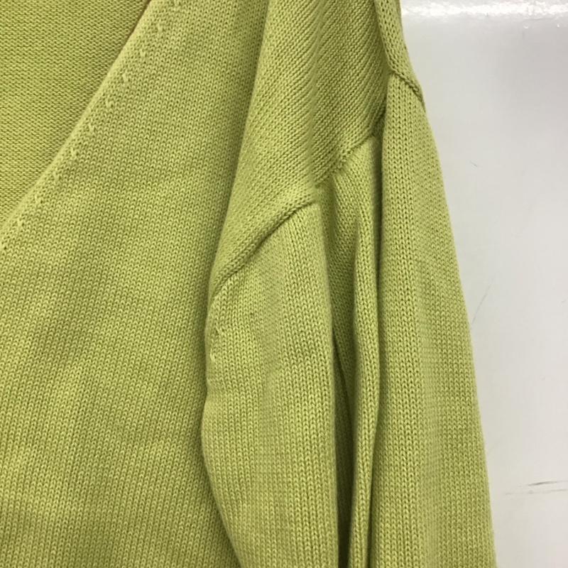 ローリーズファーム LOWRYS FARM カーディガン 長袖 長袖カーディガン 前ボタン ニットカーディガン FREE 無地 緑 / グリーン /  レディース USED 古着 中古 10145164