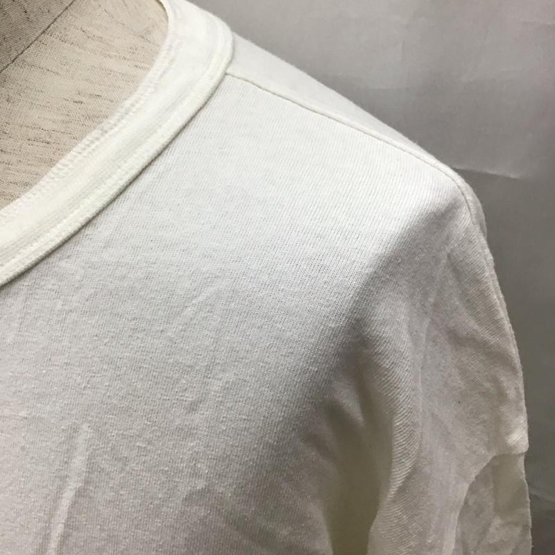 ギャップ GAP Tシャツ 半袖 ヘンリーネック L 無地 白 / ホワイト /  メンズ USED 古着 中古 10117054