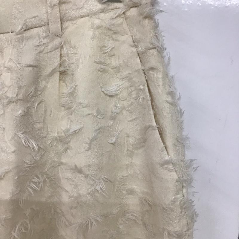 レイビームス Ray BEAMS パンツ スラックス 1 無地 アイボリー / アイボリー /  レディース USED 古着 中古 10141608