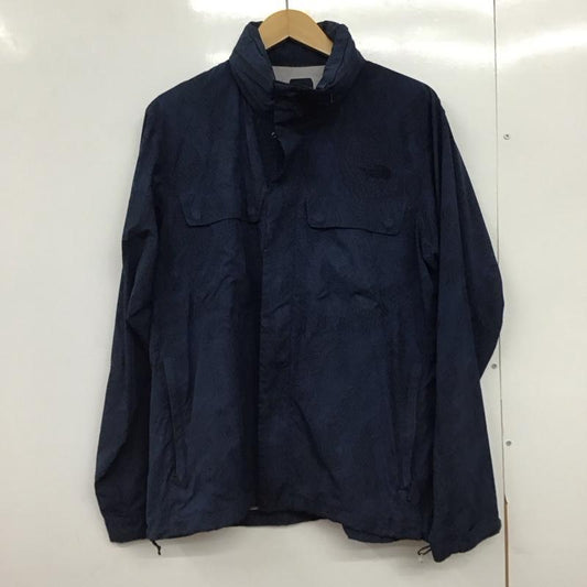 ザノースフェイス THE NORTH FACE ジャケット、上着 ジャンパー、ブルゾン np21551 ノベルティグローブトレッカージャケット ナイロンジャケット L ロゴ、文字 紺 / ネイビー /  メンズ USED 古着 中古 10150095