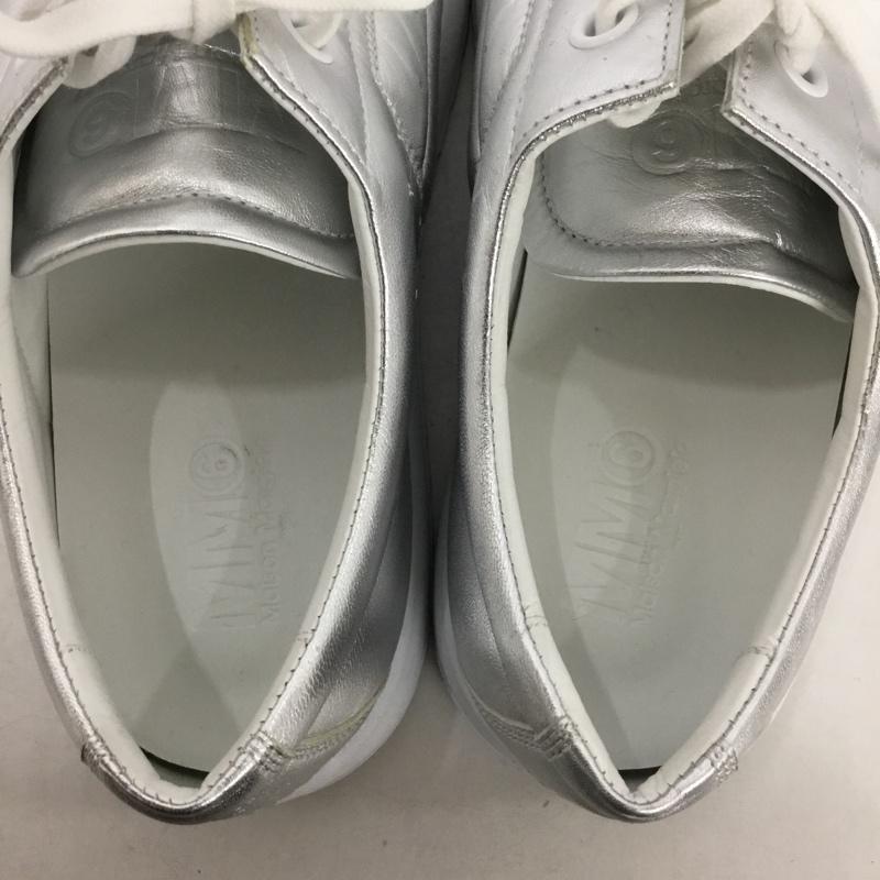 エムエムシックス MM6 スニーカー スニーカー メタリックカラー 箱有 39 無地 銀 / シルバー /  メンズ USED 古着 中古 10138000