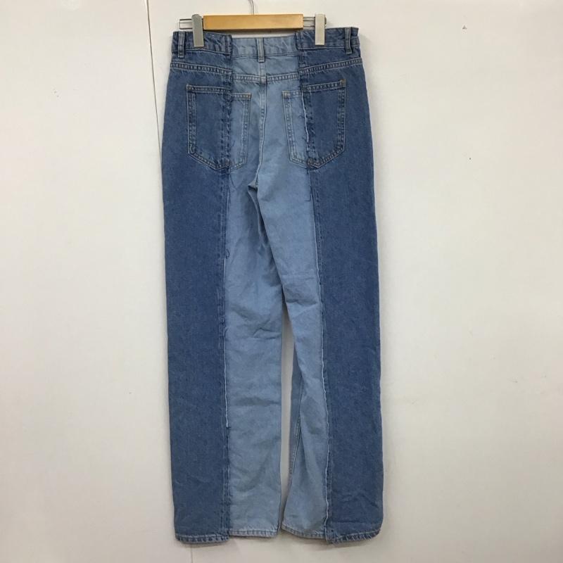 ザラ ZARA パンツ デニム、ジーンズ 5862 072 427 リメイク風 無地 青 / ブルー /  レディース USED 古着 中古 10122044