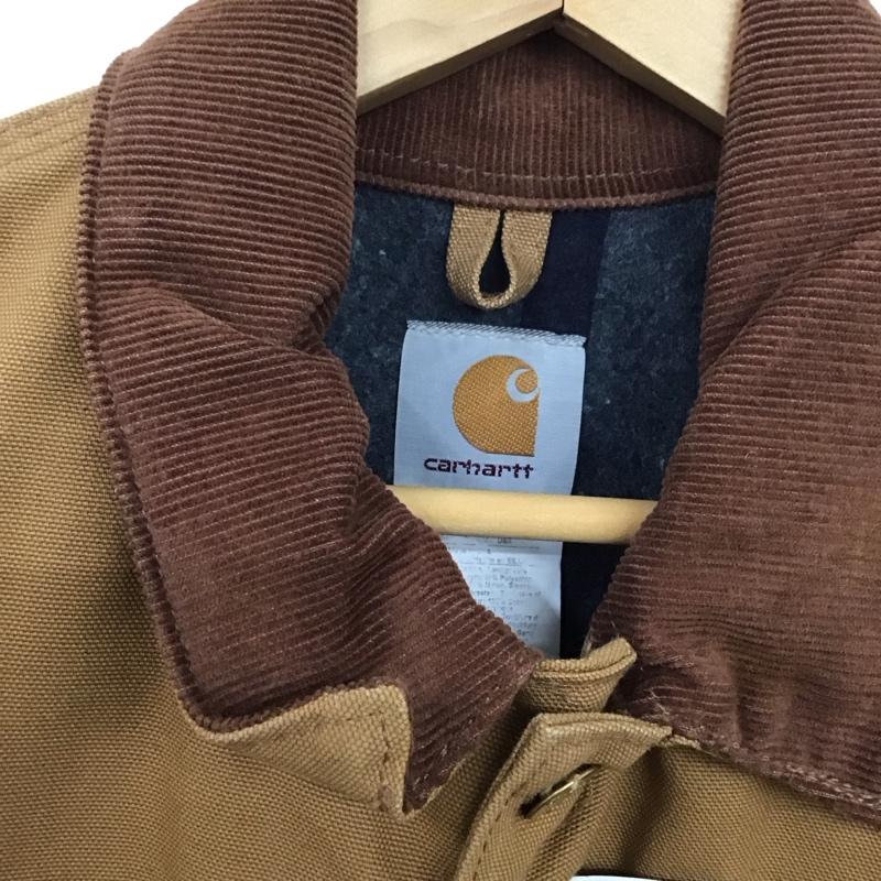 カーハート Carhartt ジャケット、上着 ジャケット、ブレザー ロングジャケット duckchorecoat アウター 42 ロゴ、文字 ベージュ / ベージュ /  メンズ USED 古着 中古 10131442