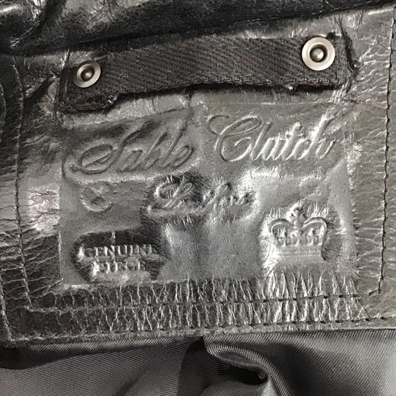 セーブルクラッチ SABLE CLUTCH ジャケット、上着 ライダース 無地 黒 / ブラック /  メンズ USED 古着 中古 10119745